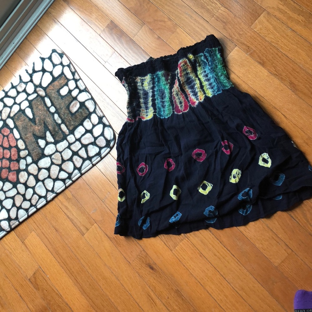 Beach strapless mixed colors
